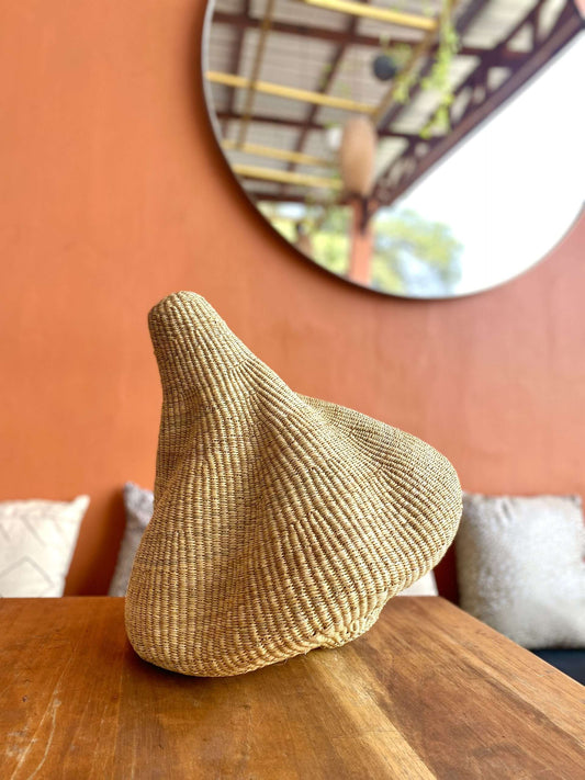 Le panier d'art en coquillages