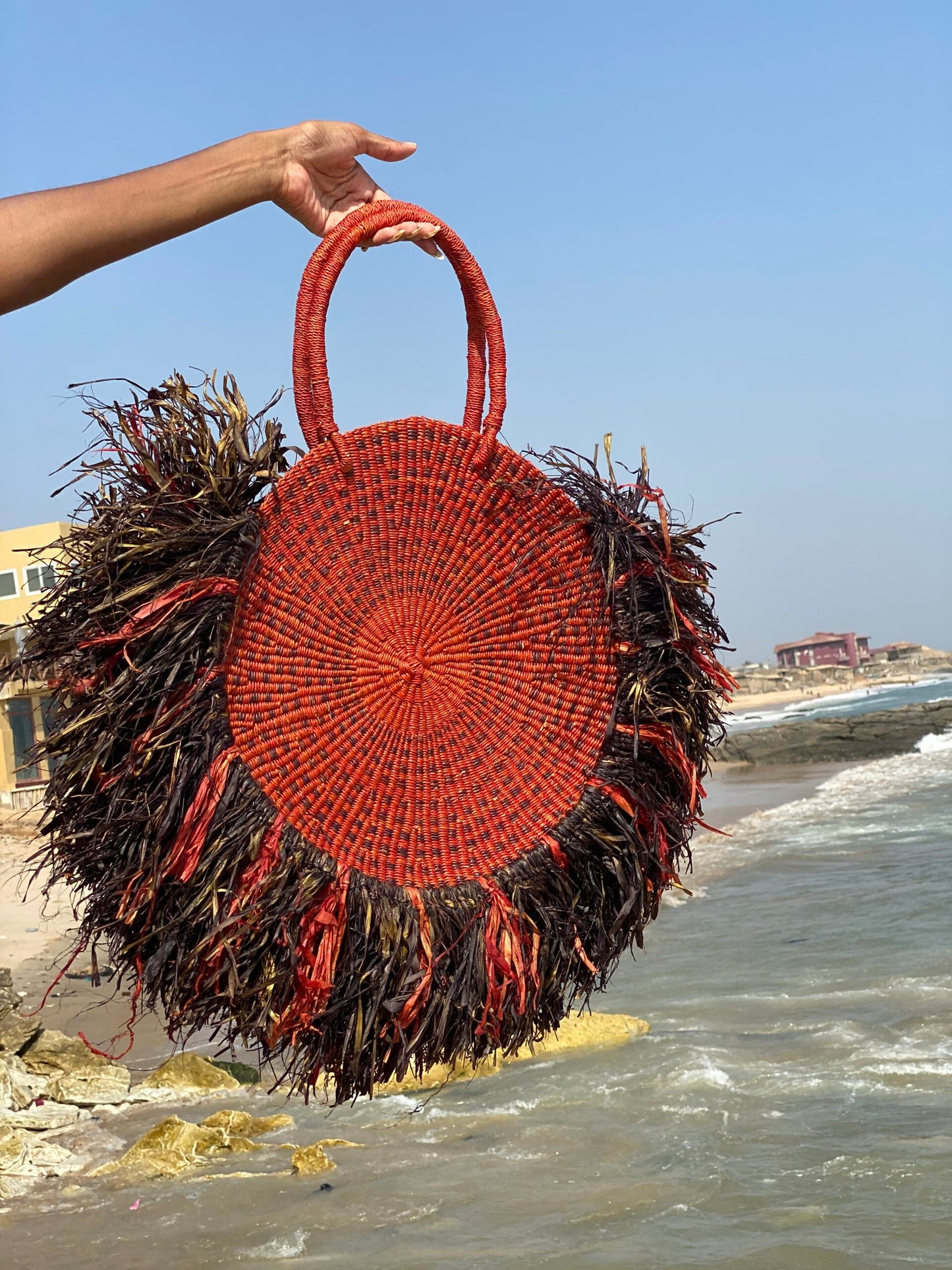 Wasawasa woven Beach Bag