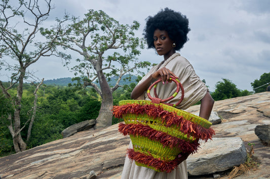 Sac en raphia Tendaana