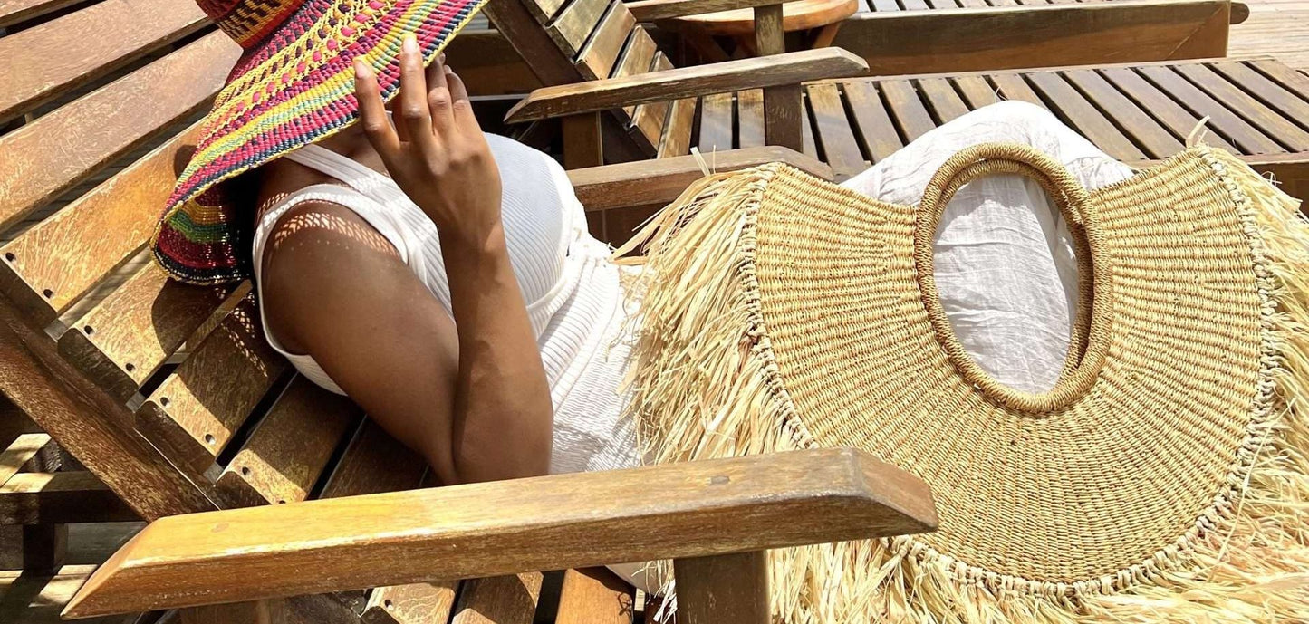 ZULU Hand Woven Beach Bag