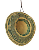 SAANI Green straw hat