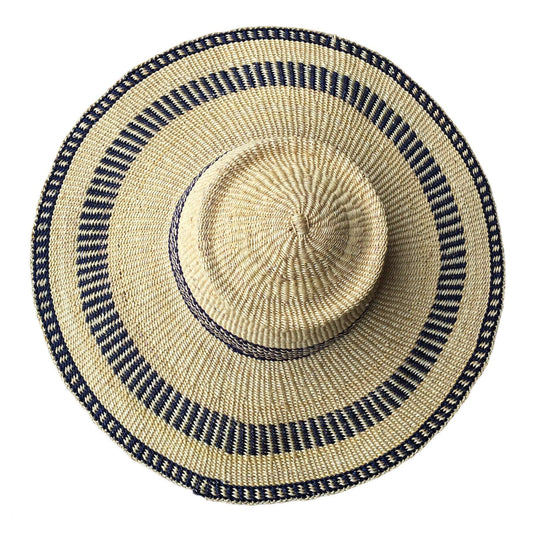 Chapeau de soleil blanc et noir SOJA