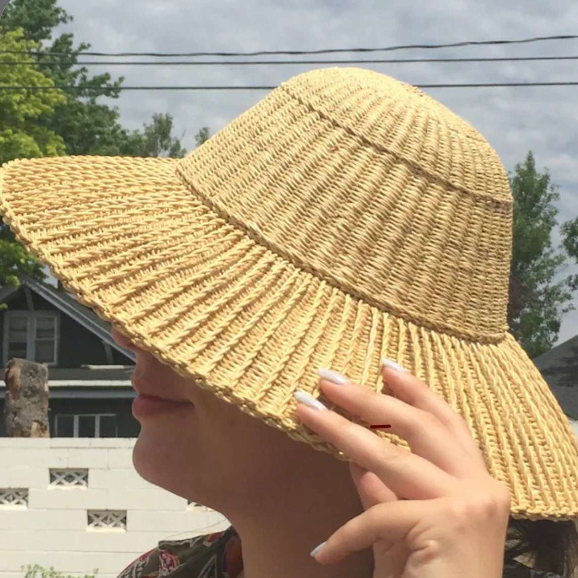 Zimba natural straw hat