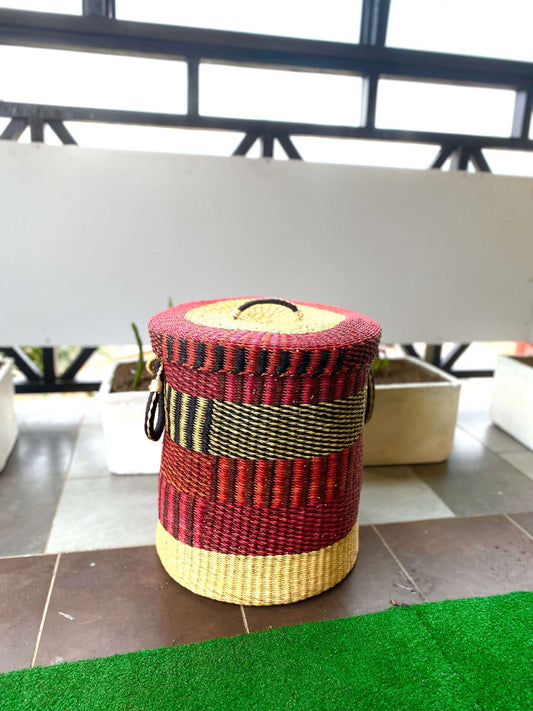 Panier à linge LULU avec couvercle