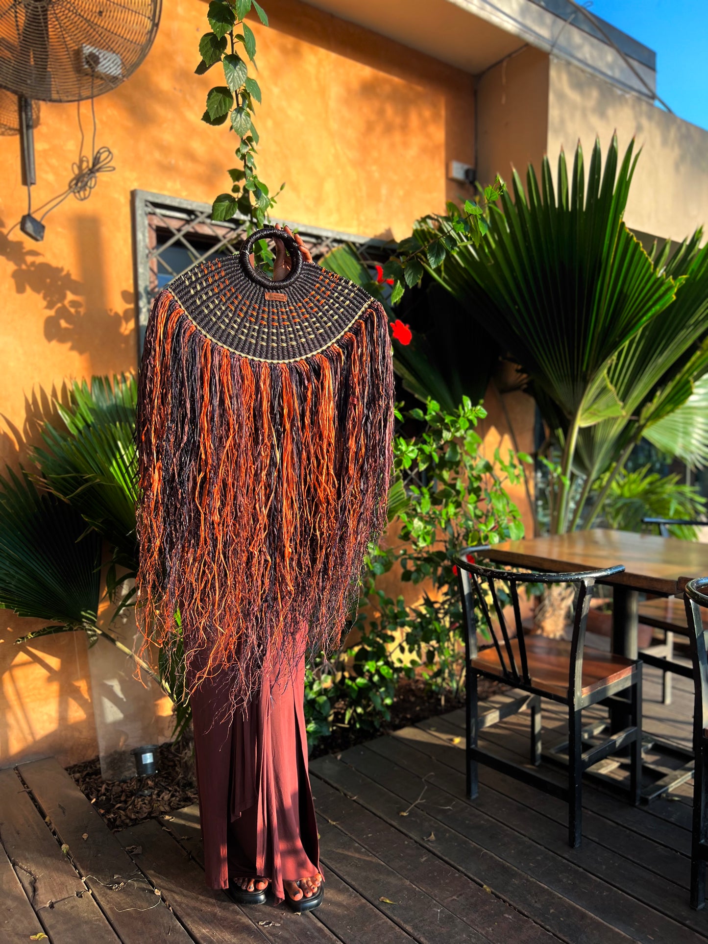 YAMA Long Fringe Purse