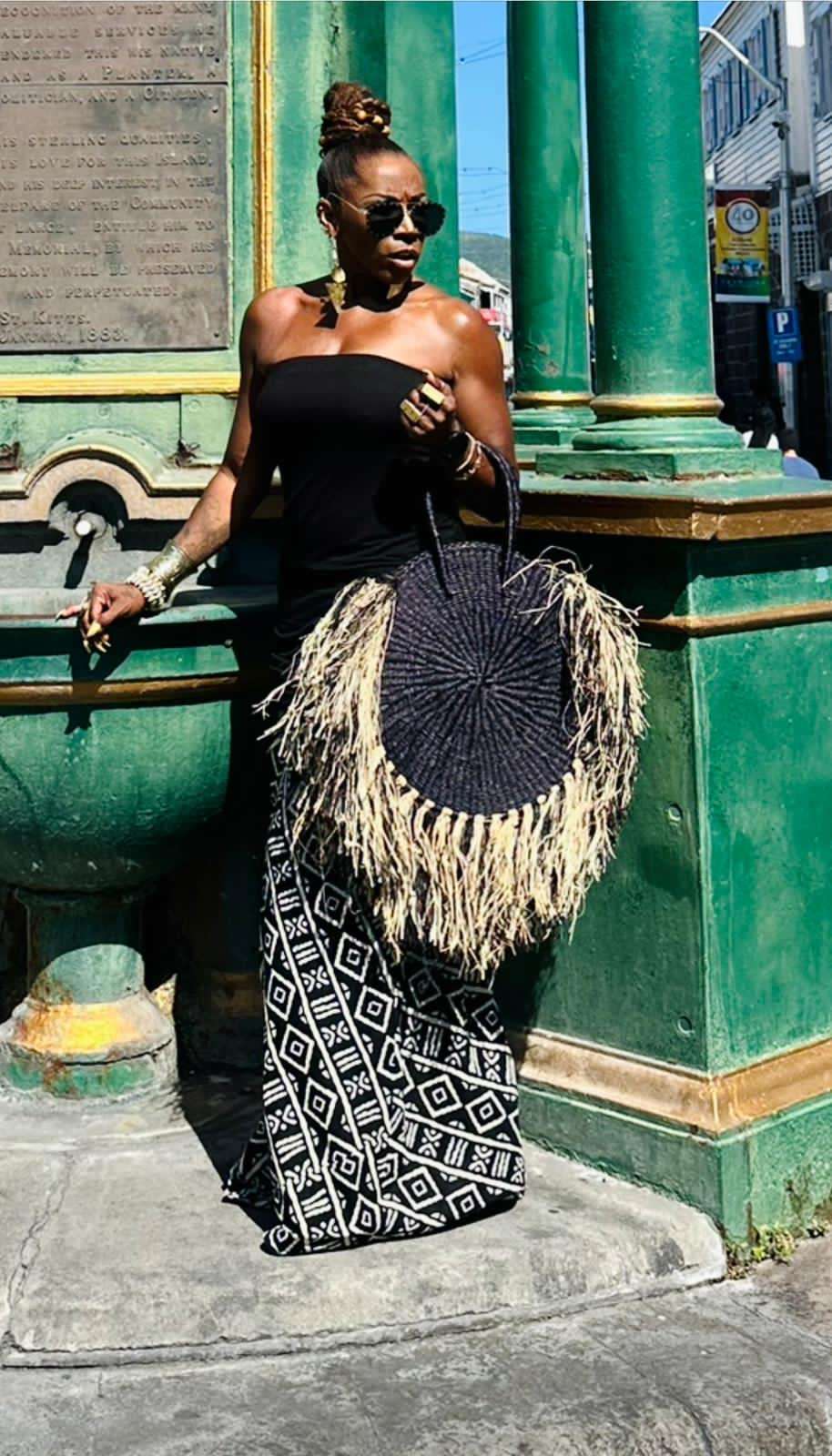 Wasawasa woven Beach Bag
