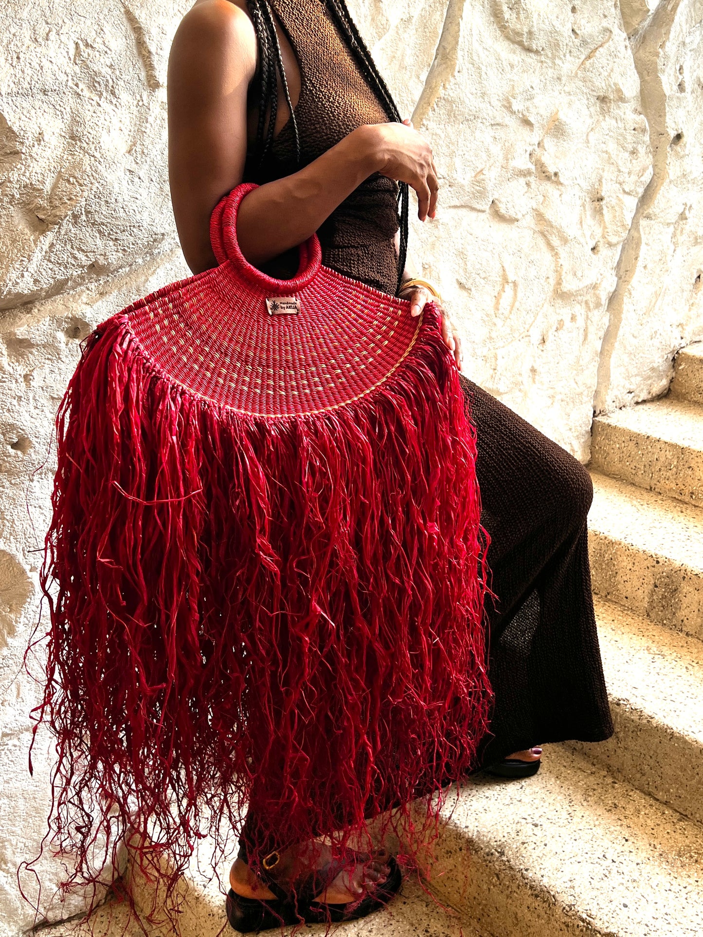 YAMA Long Fringe Purse