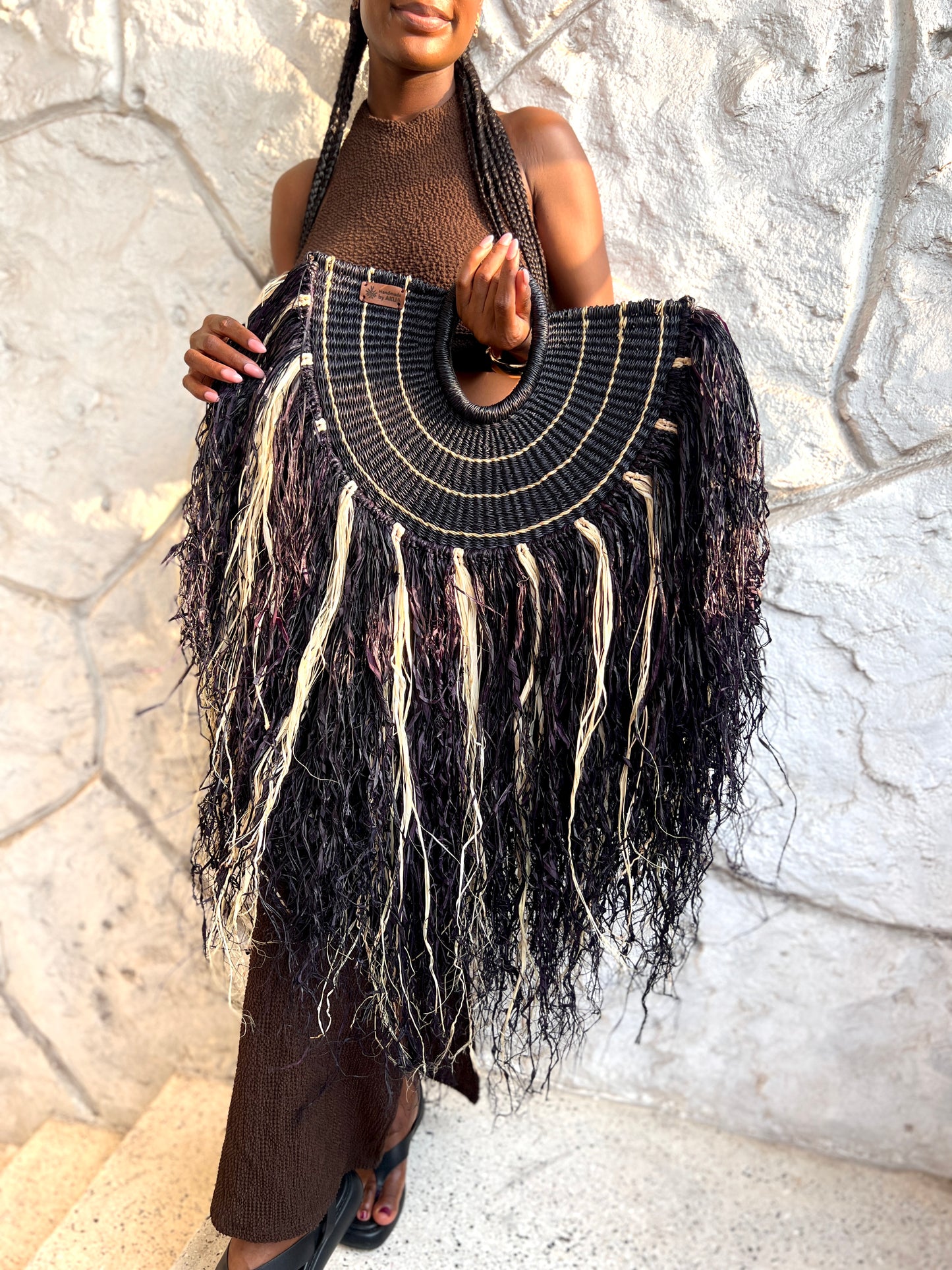 YAMA Long Fringe Purse