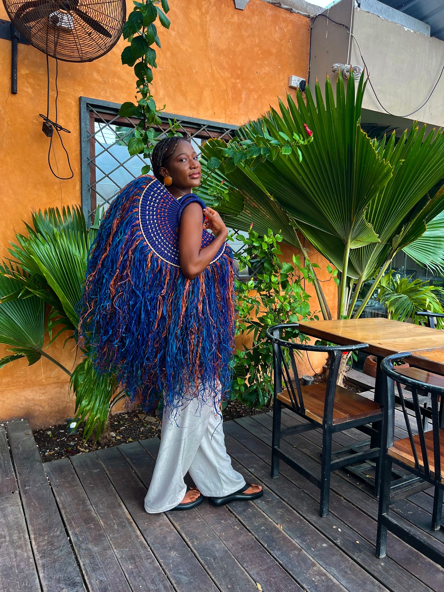 YAMA Long Fringe Purse