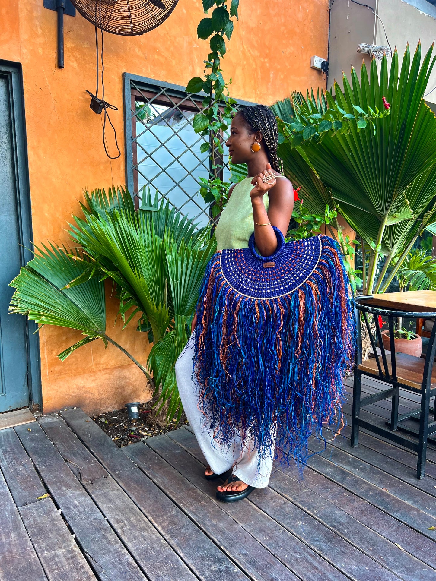 YAMA Long Fringe Purse