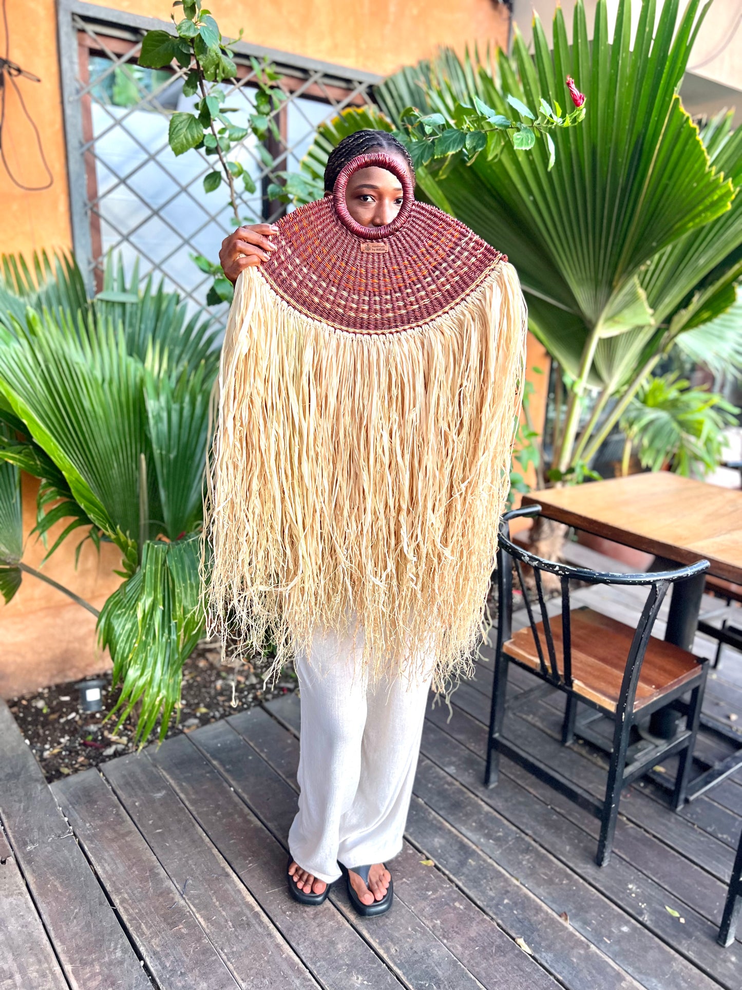 YAMA Long Fringe Purse