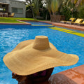 LARA plain Woven straw Hat
