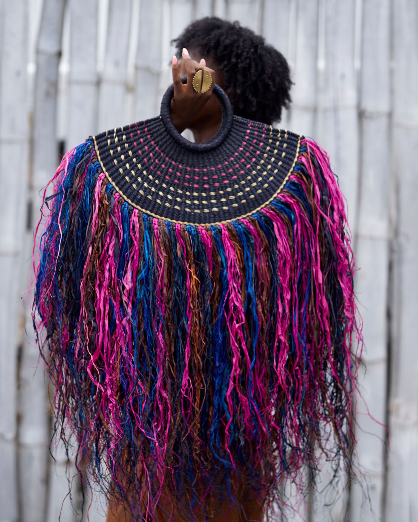 YAMA Long Fringe Purse