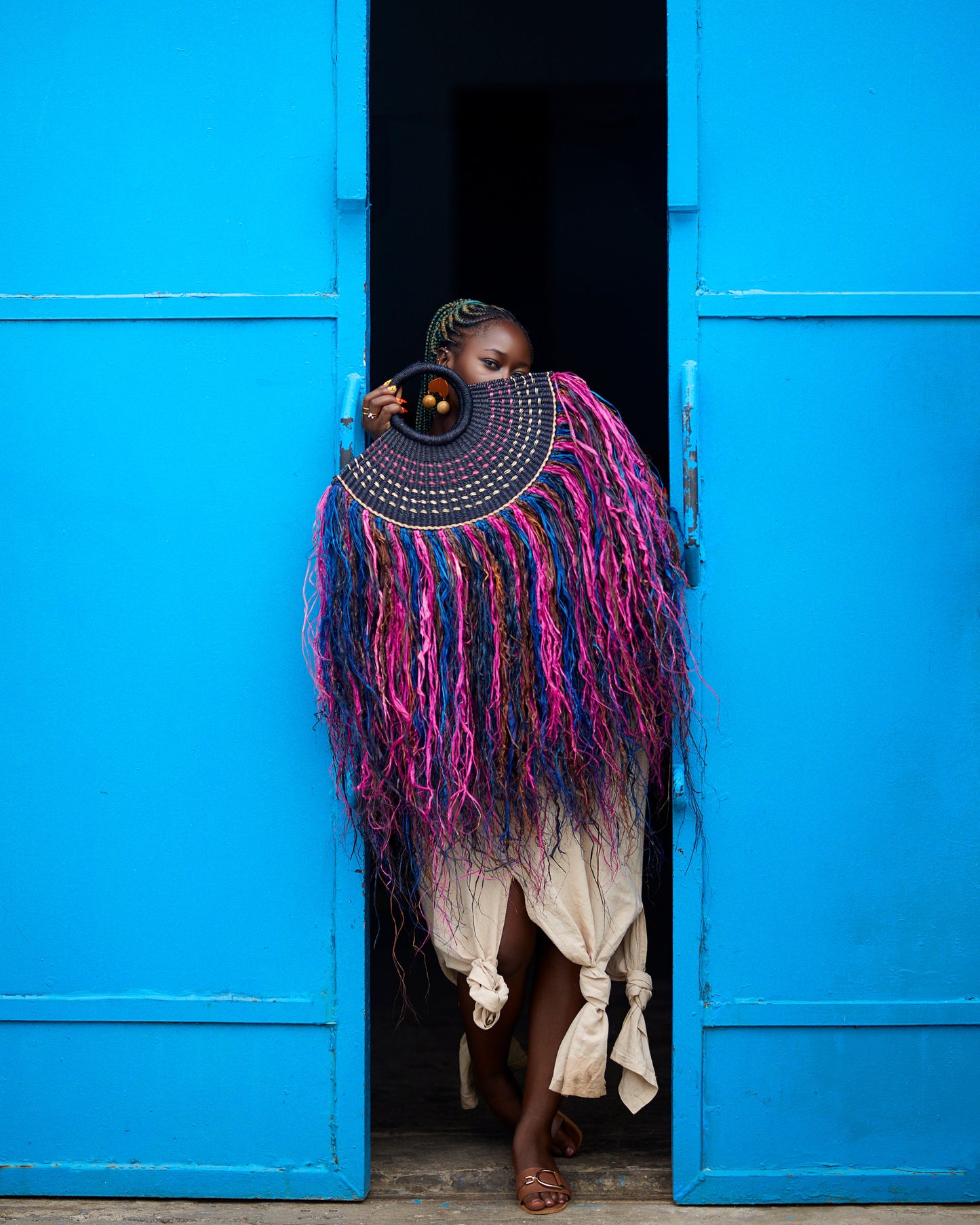 YAMA Long Fringe Purse